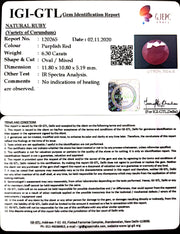 6.99 Ratti Natural Ruby with Govt Lab Certificate-(12210)